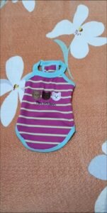 Cozy Bear Stripe Dog Tank Top