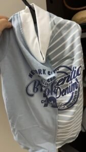 Urban Chic Striped Dog T-Shirt