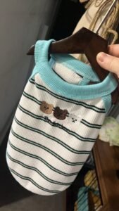 Cozy Bear Stripe Dog Tank Top
