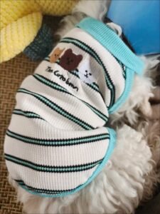 Cozy Bear Stripe Dog Tank Top