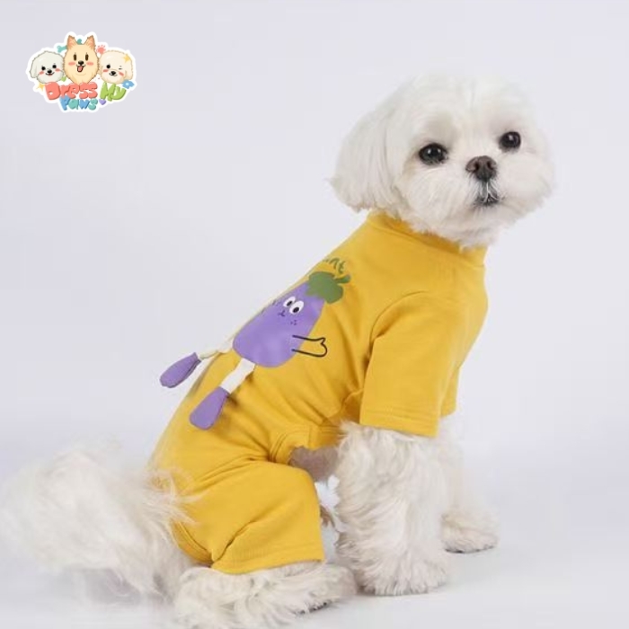 JU2507 47-53 (2) Fruity Friends Dog Pajamas